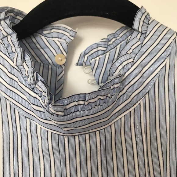 Cotton Striped Blouse - Picture 2 of 5